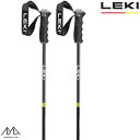 レキ ストック カーボン スキーポール ブラック ネオングリーン LEKI NEOLITE CARBON SKI POLE 65348321