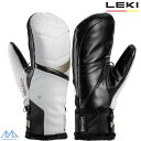 レキ レディース スキーグローブ ホワイト ゴールド ブラック Leki Snowfox 3D Women Mitt トリガー システム 653801502