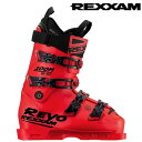 レクザム スキーブーツ REVO 100M REXXAM R-EVO 100M FIRE RED レグザム 24REVO100M