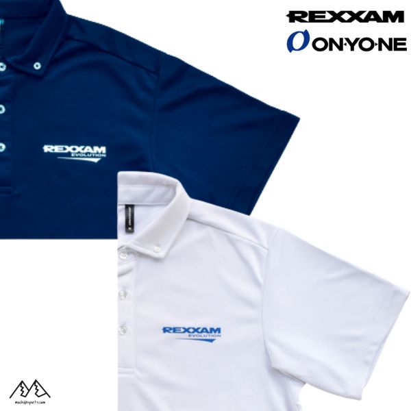 �쥯���� �� ������ �ܥ�������� �ݥ������ �ͥ��ӡ� �ۥ磻�� REXXAM ONYONE PRO POLO-SHIRTS DARK NAVY WHITE YYPS010