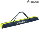 HEAD SINGLE SKI BAG　 スキーケース 383052 スキー1台用保護バッグ 保護パッド付シングルスキーケース 快適なキャリーストラップ 全面ジッパーで出し入れ簡単 調整が簡単な締め付けベルト アウターには、耐久性素材 を使用 サイズ：175 x 14 x 25 cm 容量：60L　　730g　