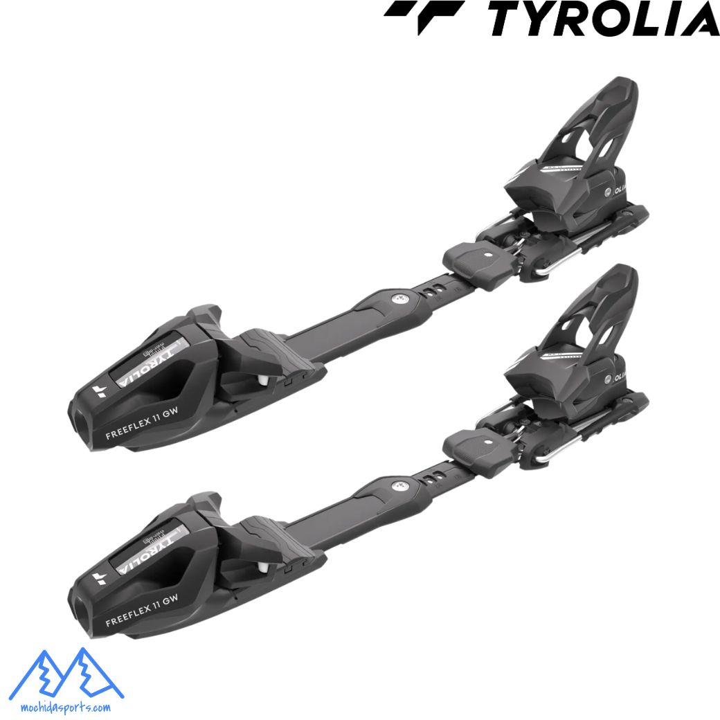 TYROLIA FREEFLEX 11 GW チロリア フリーフレックス 11 グリップウォーク カラー： matte black スタンドハイト: 21mm 解放値: 3-11 重量： 1135g ブレーキ幅： 85mm（D） BTRシステム搭載VXトウ フルダイアゴナル フリーフレックス・プロ NXヒール AFS GW ※スキー板とセットでご購入の場合はさらに割引いたしますので、お問い合わせください。 ※お手持ちのスキー等への取付については、お送りいただければ調整工賃無料にて取付いたします。　