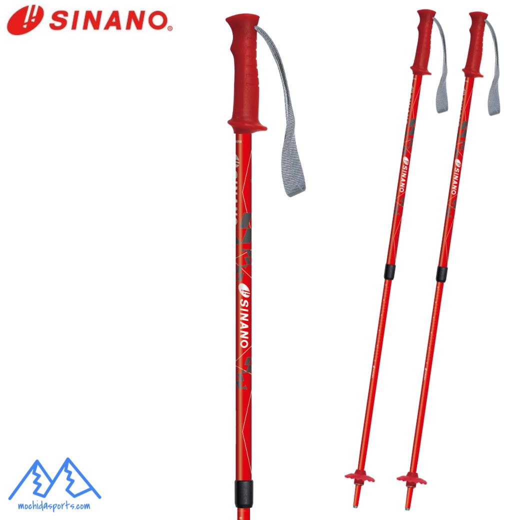 SINANO FREE K 70-100cm シナノ ジュニア用伸縮スキーポール 成長の早いお子様に！ 成長に合わせて長く使い続けられるから経済的 サイズ調節が可能なので、成長が早いお子様でも買い換える必要がないので、とっても経済的です！ しかも長年使用することでポールに愛着がわき、モノを大切に使うココロも養われます。 材質：アルミ合金14φ+アルミ合金12φ サイズ：70-100cm 身長目安：100-143cm 重量：約235g/本 バスケット：06B-50　
