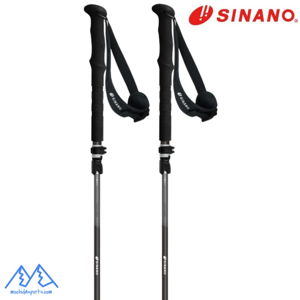 乐天商城 - シナノ トレッキングポール フォールダーTWIST 125 ブラック SINANO FOLDER TWIST 125 フォルダー ツイスト 110-125cm 510305