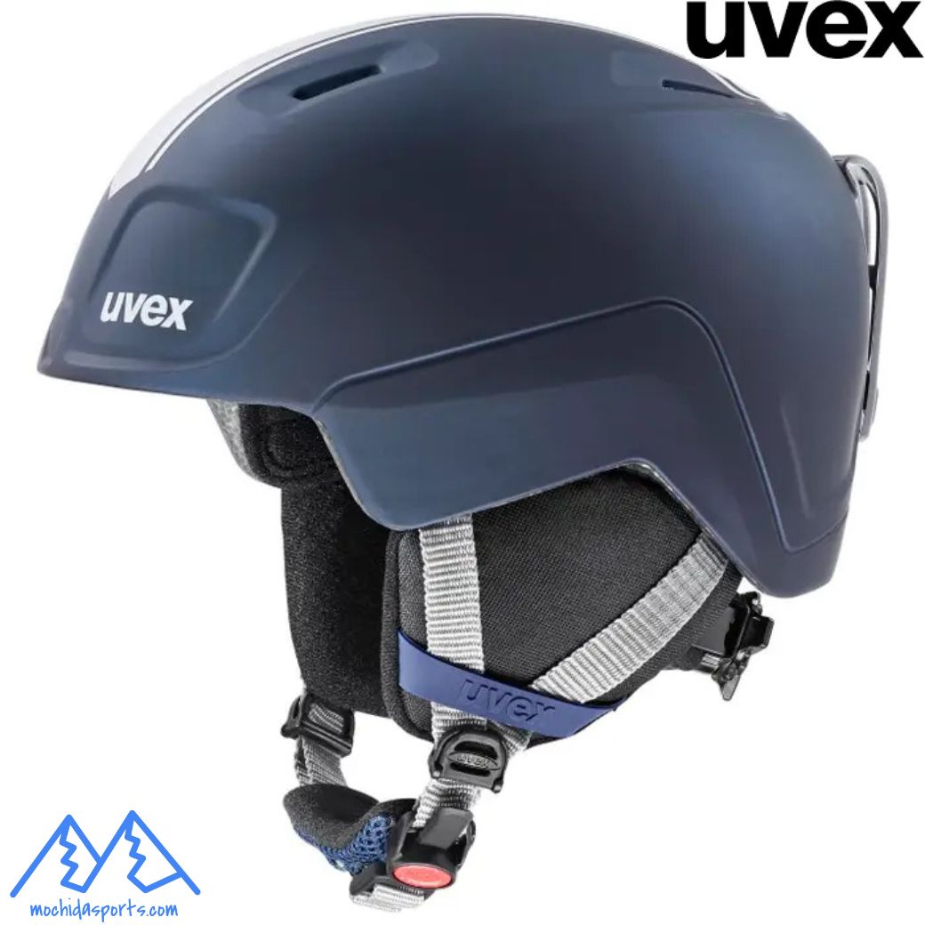uvex heyya pro マットカラーのクールなデザインのジュニアヘルメットです とても軽量で、サイズ調整可能なIAS フィットシステムは高度なフィッティングを実現します。 1日中楽しめるヘルメットです レースミッドナイト／シルバーマット 56.6.253.9003 // 51-55 56.6.253.9005 // 54-58 インモールドテクノロジー 2 シェルサイズ IAS フィットシステム ベンチレーション モノマティッククロージャー ヘッドバンドホルダー リムーバブルライナー（抗菌） FAS ストラップ EN 1077：2007 B 認証　