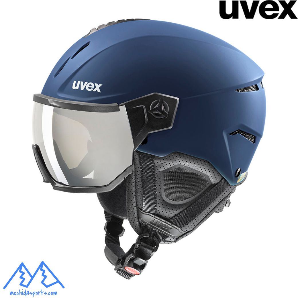 乐天商城 - ウベックス スキー バイザーヘルメット ネイビーマット UVEX INSTINCT VISOR NAVY 5662601
