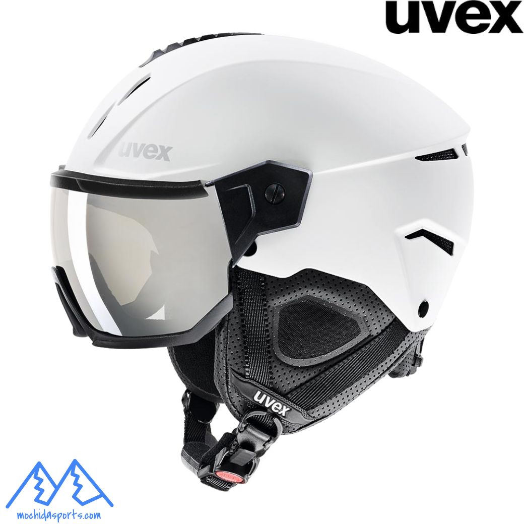ウベックス スキー バイザーヘルメット ホワイト ブラックマット UVEX INSTINCT VISOR WHITE 5662605
