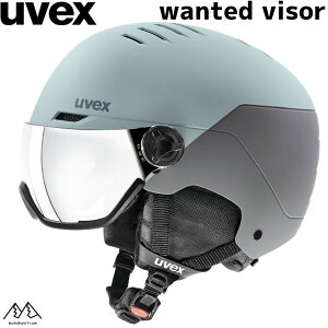 ウベックス スキー バイザーヘルメット グレイシャー ライノーマット UVEX wanted visor 5662626005
