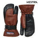 wXg 3tBK[ SAebNX XL[O[u uE ubN HESTRA 3-FINGER GTX FULL LEATHER Brown Black 33882-750100