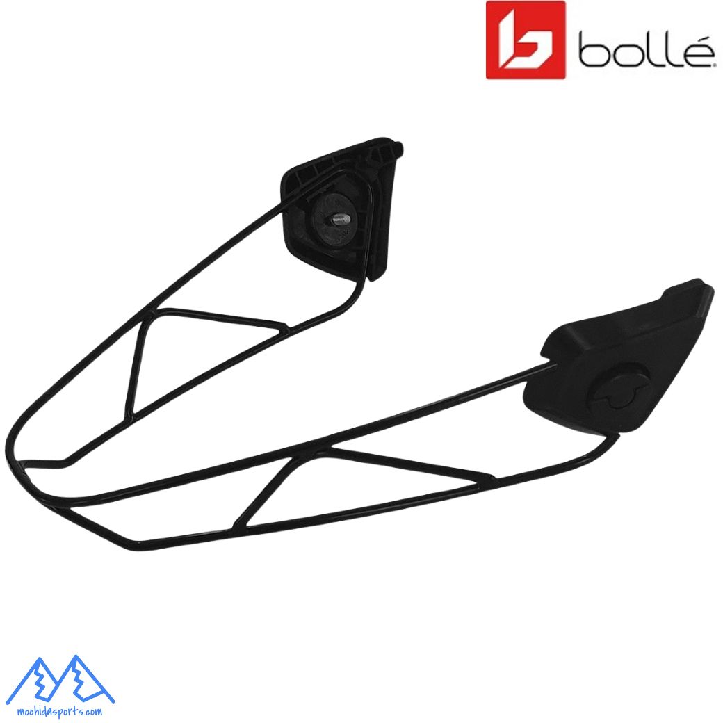 bolle Tool-Less ChinGuard アルペンスキー競技用ヘルメット「MEDALIST PURE」シリーズ専用のツールレス・チンガード 工具を使わずに脱着が可能な設計になっています。 対応ヘルメット: MEDALIST PURE（メダリスト ピュア） サイズ: Lサイズ用。 カラー: ブラック（Medalist Chinber Black）　