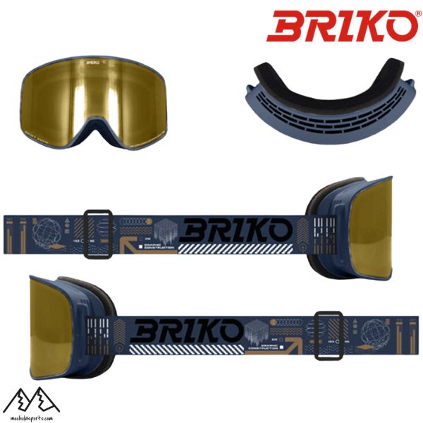 ブリコ スキーゴーグル チノ シャープライト ウッドブルー BRIKO CHINO SHARP LITE OBGOM3 21131HW-A0F