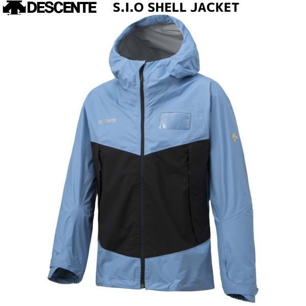 デサント シェル スキーウエア ジャケット (中綿なし) ブルー DESCENTE S.I.O SHELL JACKET ELB DWUSJK67 DWUSJK67-ELB