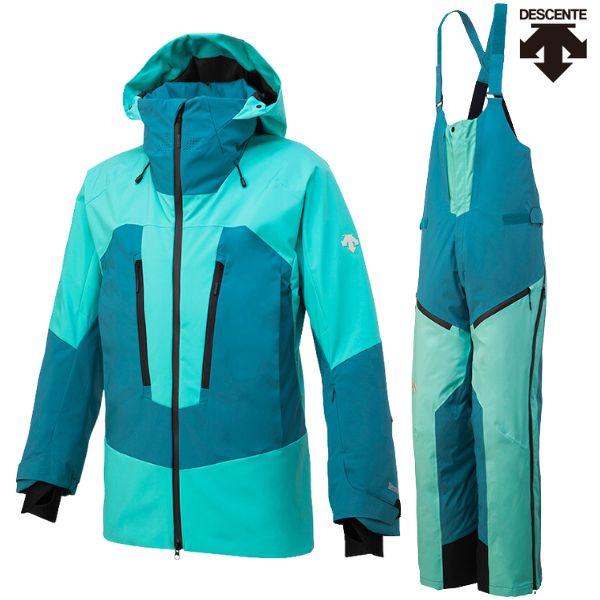 デサント スキーウエア ビブパンツ ルミナスブルー マリンブルー マリンブルー シーフォーブルー Sサイズ DESCENTE S.I.O INSULATION JACKET S.I.O INSULATED BIB PANTS DWUWJK54-LBMB-DWUWJD5…