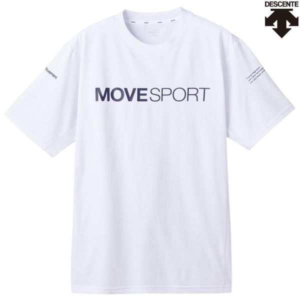 樂天商城 - デサント エス.エフ.テック クール ショートスリーブシャツ Tシャツ ホワイト DESCENTE S.F.TECH CL S/S WH DMMVJA50-WH