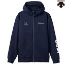 デサント ムーブスポーツ フード ジャケット テック フルジップフーディー ネイビー DESCENTE MOVESPORT S.F.TECH NV DMMVJF20-NV(4)