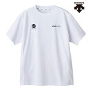 デサント ムーブスポーツ Tシャツ ホワイト 吸汗速乾 ストレッチ UVカット 高速ドライ エクシードライ ショートスリーブシャツ DESCENTE MOVE SPORT EXCDRY WH DMMVJA53-WH