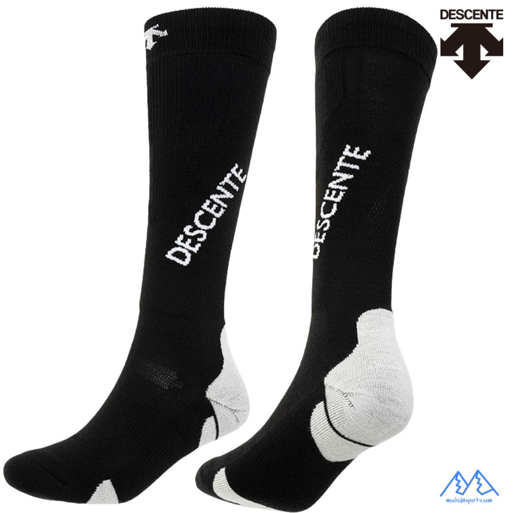 樂天商城 - デサント スキーソックス ブラック DESCENTE MOVE SOCKS FOR SKI DW4FSO52M-BK02