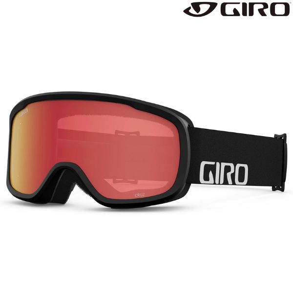 ジロ スキー ゴーグル クルーズ ブラック GIRO CRUZ BLACK WORDMARK Amber Scarlet 7130397