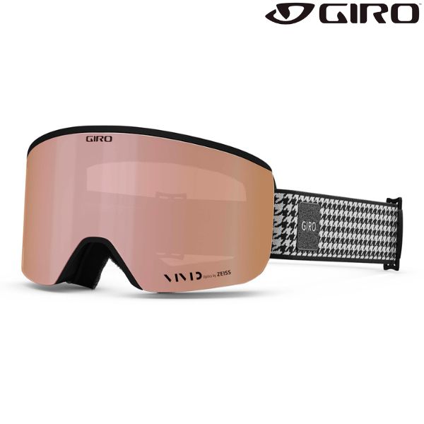 ジロ レディース スキー ゴーグル エラ ブラック GIRO ELLA BLACK & WHITE LUX VIVID Rose Gold 7156220