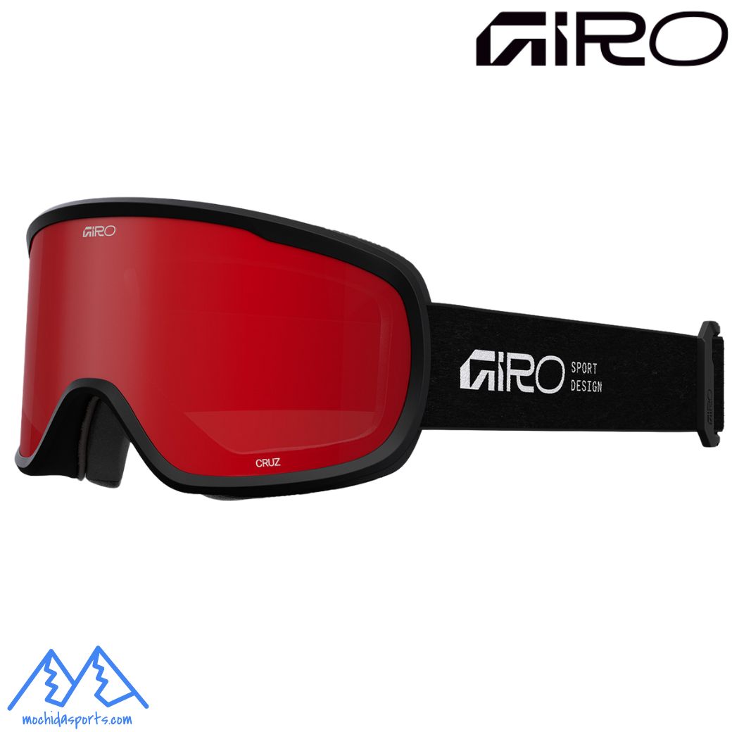 ジロ スキー ゴーグル アジアンフィット クルーズ ブラック GIRO CRUZ BLACK STACKED Amber Scarlet 71..