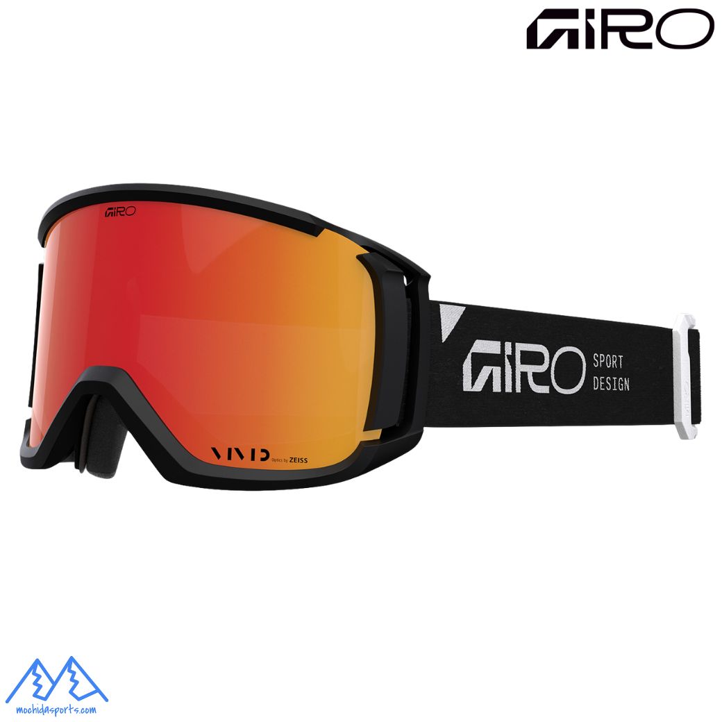 乐天商城 - ジロ スキー ゴーグル アジアンフィット リボルト GIRO REVOLT BLACK STACKED VIVID Ember 7172027