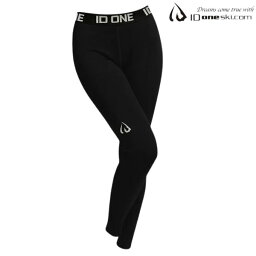 ID one レディース スキー アンダーウェア 裏起毛 アンダータイツ ブラック ID59 ID LONG TIGHT BLACK ID59