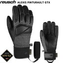 ロイシュ ゴアテックス スキーグローブ REUSCH LEXIS PINTURAULT GTX ロイッシュ ブラック / グレイアルパインメランジ 610131...