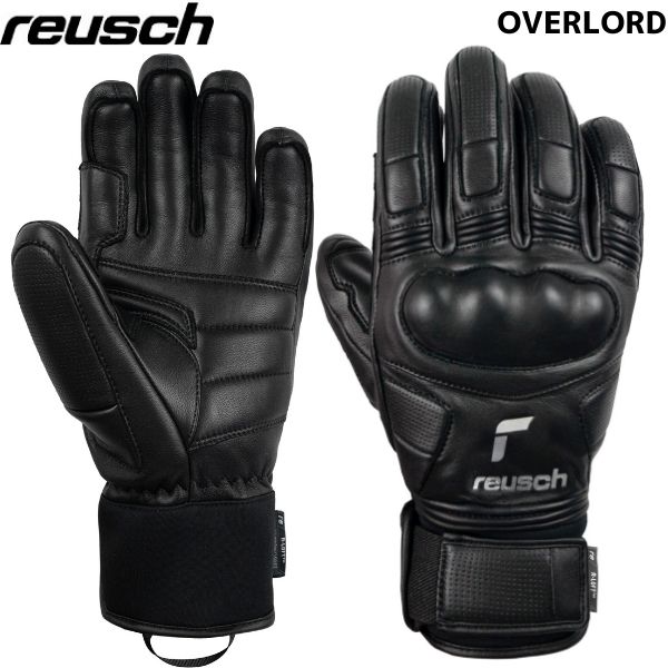 ロイシュ レーシング スキーグローブ REUSCH OVERLORD ロイッシュ グローブ ブラック ナックルプロテク..