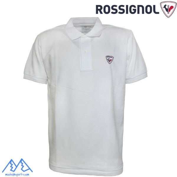 ロシニョール ロゴ ポロシャツ ホワイト ROSSIGNOL LOGO POLO WHITE RLNJT08