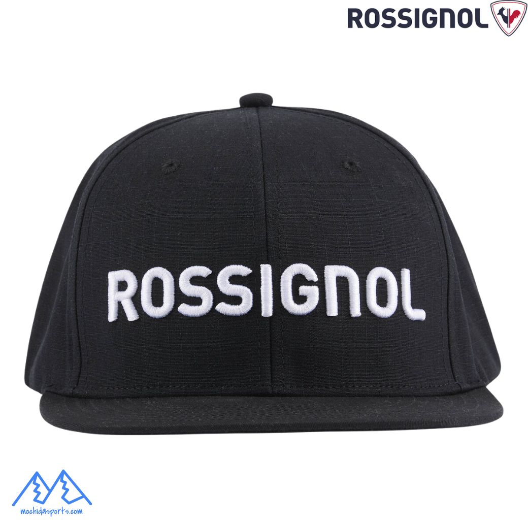 乐天商城 - ロシニョール コーポレート キャップ ブラック ROSSIGNOL CORPORATE CAP FLAT BRIM BLACK RLOMH27-200