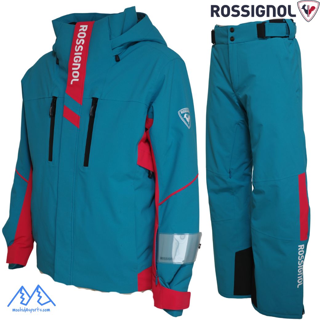 ロシニョール デモチーム スキーウエア セット Sサイズ ブルー ROSSIGNOL DEMO TEAM JACKET & PANTS TEEL RLPJJ11-RLPJP11-TEEL