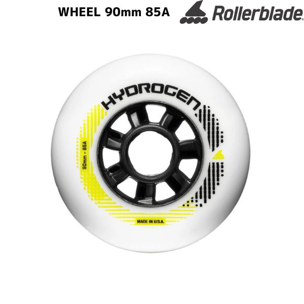 ローラーブレード インラインスケート ホイール 90mm 8個 ROLLERBLADE HYDROGEN WHEELS 90/85A 8PCS 06635600100