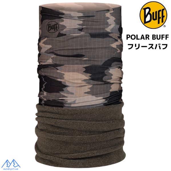 冬用 フリース ポーラー バフ 保温 BUFF POLAR ROPAL GREY ベージュ ブラック グレー ネックチューブ ネックゲイター シームレスバンダナ 537324