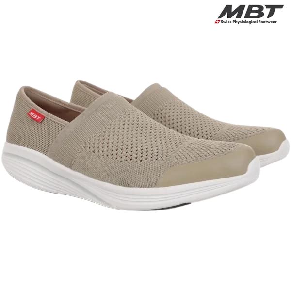 樂天商城 - MBT レディース 機能性 シューズ メッシュ スリッポン ベージュ エムビーティー MBT NIWASI SLIP ON TAUPE WOMEN'S 703039-1109J