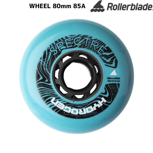 ローラーブレード インラインスケート ホイール 80mm 4個 ブルー ROLLERBLADE WHEELS HYDROGEN SPECTRE 80/85A 4PCS SALMON AQUA BLUE 066400003D8