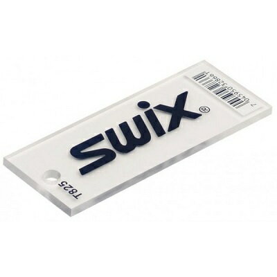 SWIX　T0825D プレキシスクレーパー　5mm サイズ：128mm×47mm×5mm 価格：\1100 (本体価格/税別) +++++++配送について+++++++ こちらの商品は、ゆうパケット配送　[全国送料￥300］ を承ります。 ご希望の場合はカートの配送方法より ゆうパケット をお選びください。 概ね発送日の翌々日にお届けいたしますが、郵便受投函のため到着日・お時間のご指定、商品代金引換の対応はできません。 代金引換をご利用の際は宅配送料となりますので予めご了承ください。　