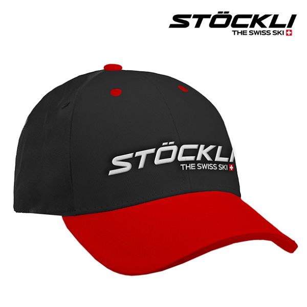 ストックリ キャップ ブラック レッド STOCKLI CAP THE SWISS SKI 9900322