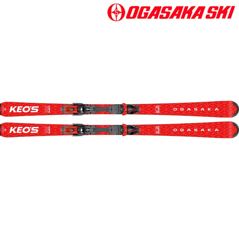 オガサカ スキー KEO 039 S ケオッズ KS-PS/RD 165cm PRD12GW スキーセット OGASAKA KS PS KS-PS-RD-PRD12