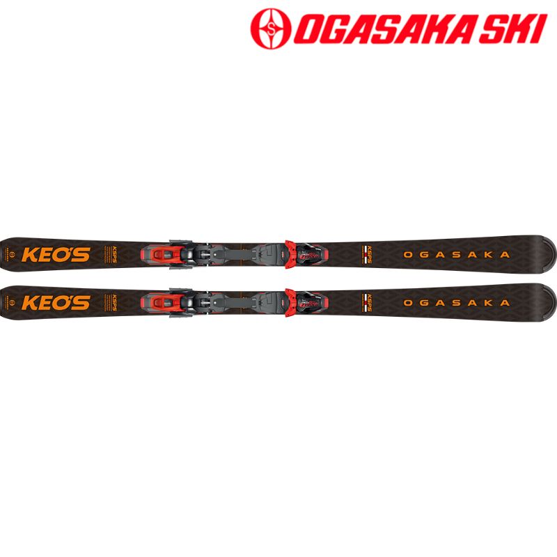 オガサカ スキー KEO 039 S ケオッズ KS-PS/BK 165cm PRD12GW スキーセット OGASAKA KS PS KS-PS-BK-PRD12
