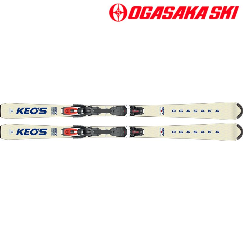 オガサカ スキー KEO 039 S ケオッズ KS-PV/WT 165cm PRD11GW スキーセット KS-PV-WT-PRD11GW