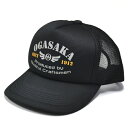 IKTJ OGASAKA AJbVLbv ubN AMERICAN MESH CAP BLACK [35418]