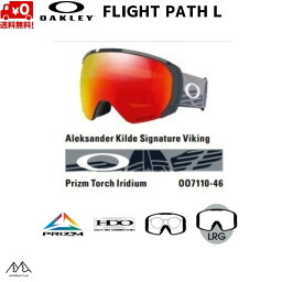 オークリー ゴーグル フライトパス グレー OAKLEY Flight Path L Aleksander Kilde Signature Viking Prizm Torch Iridium OO7110-46