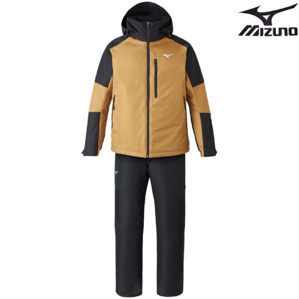 スキーウエア スキースーツ コヨーテ ブラウン ブラック MIZUNO SNOW SKI SUIT Z2MGA355 75