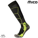 ミコ 115 中厚 スキーソックス イエロー MICO CA-115 SUPERTHERMO MEDIUM YELLOW CA115-YELLOW