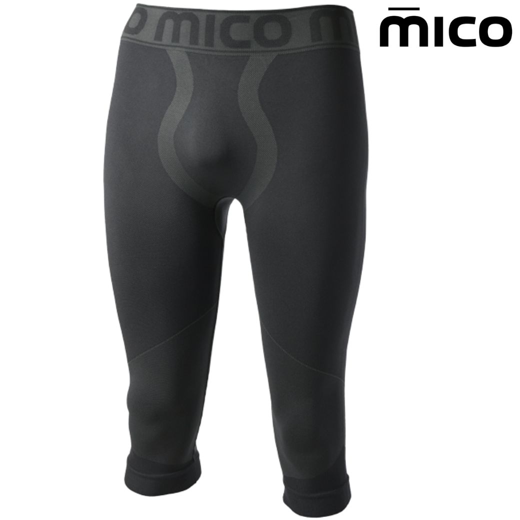 ミコ アンダータイツ セカンドスキン WARM CONTROL ベースレイヤー ブラック mico CM-1854 007 MICO MAN UNDER PANTS BLACK CM1854 007
