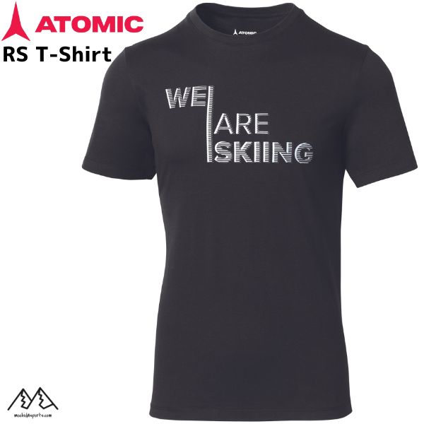 ATOMIC RS T-SHIRT AP5112920 アトミック We are skiing Tシャツ カジュアルフィット カラー：ブラック サイズ：S/M/L/XL　Unisex 重量：170g 素材：コットン70% モダールレーヨン30％ 172g/m2 ***配送について*** こちらの商品をご購入の際は、ゆうパケット配送 [送料 300円]にて承ります。 ご希望の場合はカートの配送方法より ゆうパケット をお選びください。 概ね発送日の翌々日にお届けいたしますが、郵便受投函のため到着日・お時間のご指定対応はできません。　