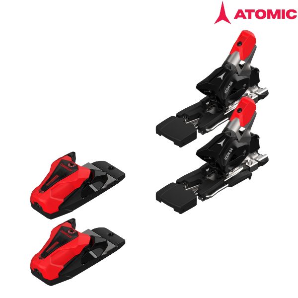 ATOMIC ICON 24 DIN SCALE 14-24 BRAKE WIDTH (mm) 75mm WEIGHT (per Bind.) (g) 1425g NORM Alpine A (Adult) FEATURES Automatic Toe Adaptation, Locking Brakes, Centralized Power Transfer, Elevated Brakes, Automatic Toe Height Adjustment ※スキー板とセットでご購入の場合はさらに割引いたしますので、お問い合わせください。 ※お手持ちのスキー等への取付については、お送りいただければ調整工賃無料にて取付いたします。　