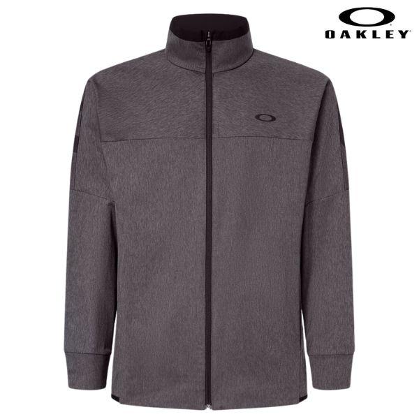 オークリー トレーニング ウェア ジャケット グレー OAKLEY Enhance Tech Jersey Jacket 13.7 DARK GREY HTHR FOA405786-29A