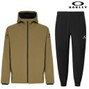 オークリー シェル ウェア 上下セット オリーブ ブラック OAKLEY Enhance Tech Shell Jacket ＆ Pants 1.0 Worn Olive Blackout FOA405798-79B-FOA405853-02E