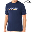 オークリー Tシャツ ネイビー 吸汗速乾 UVカット OAKLEY B1B Sun Tee Navy FOA405396-6LE
